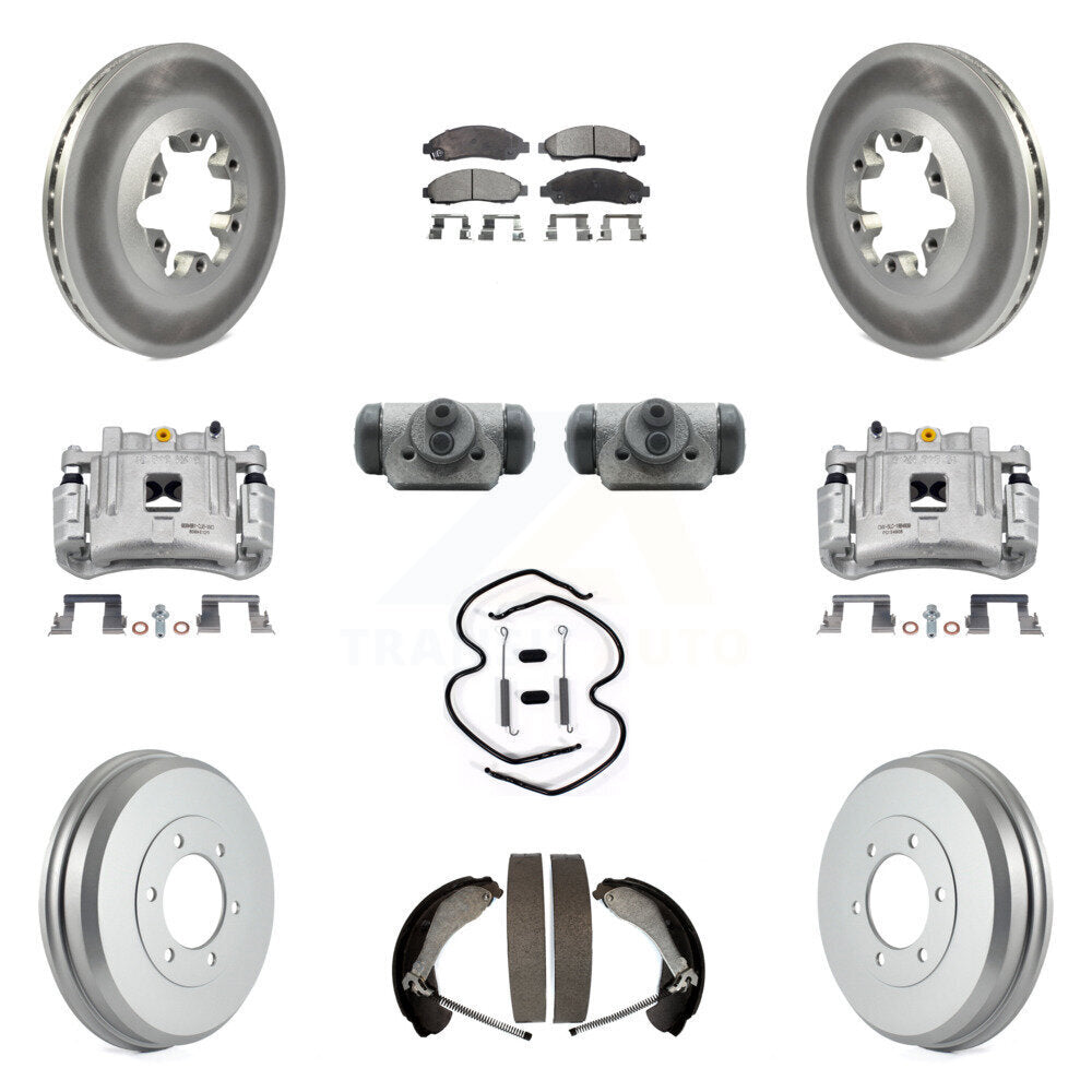 Transit Auto KCG-100351T Disc Brake Kit for 2004-2008 Isuzu i-290, Isuzu i-370, Isuzu i-280 & more - Front and Rear product image