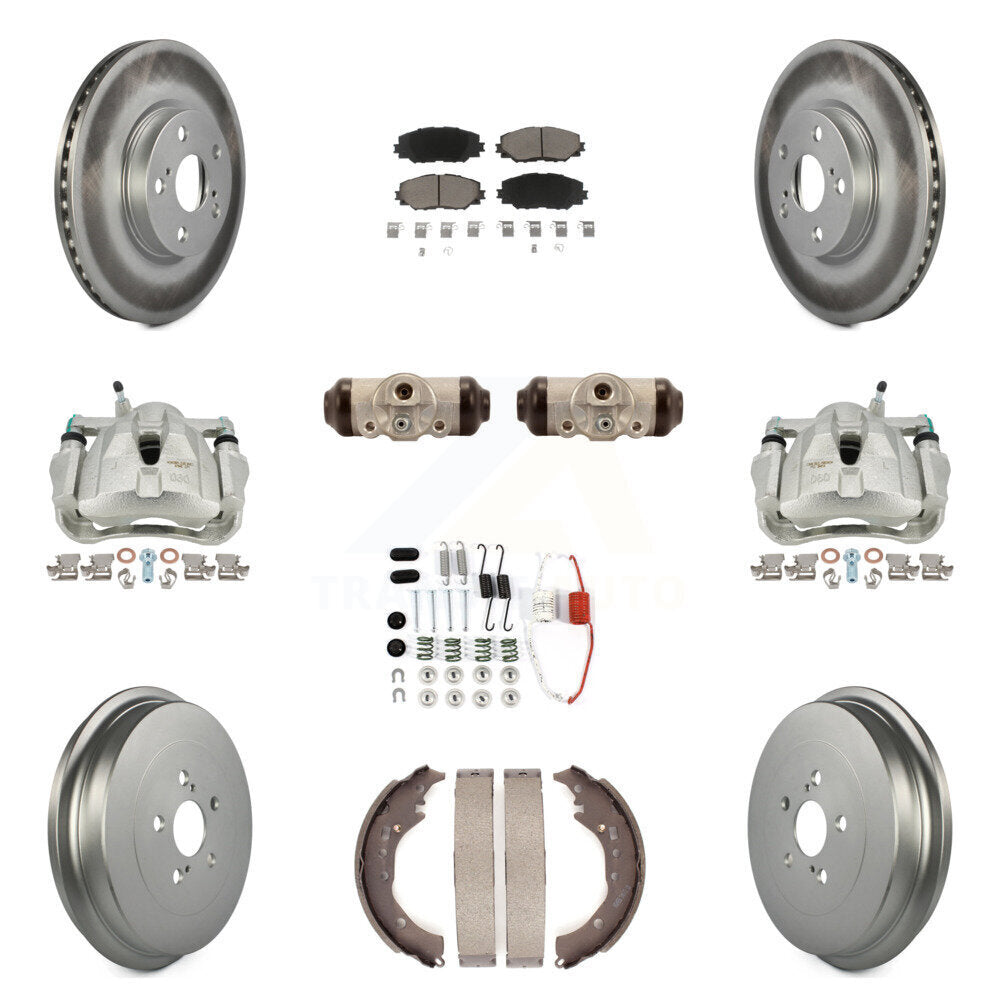 Transit Auto KCG-100353C Disc Brake Kit for 2009-2013 Toyota Corolla - Front and Rear product image