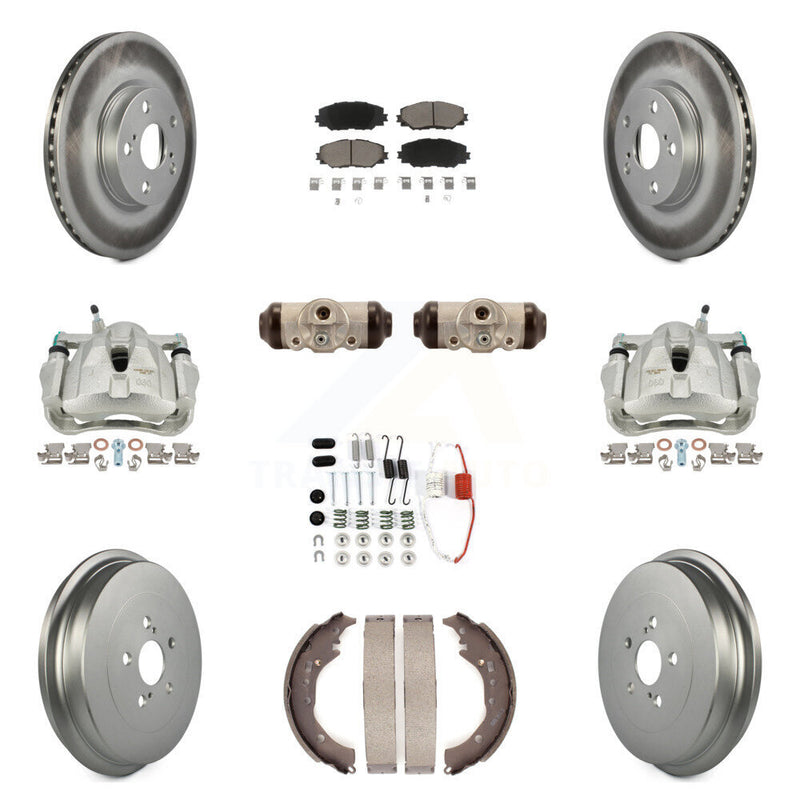 Transit Auto KCG-100353C Disc Brake Kit for 2009-2013 Toyota Corolla - Front and Rear product image