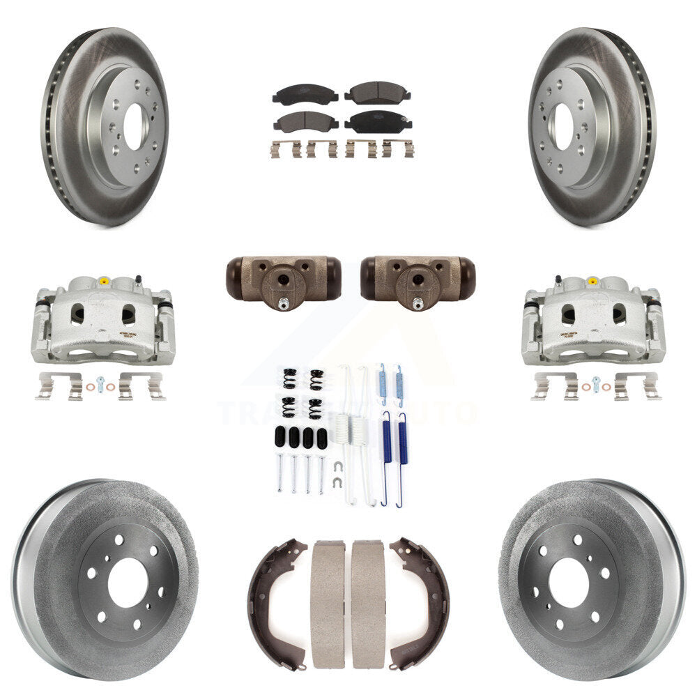 Transit Auto KCG-100353T Disc Brake Kit for 2010-2013 Chevrolet Silverado 1500, GMC Sierra 1500 - Front and Rear product image