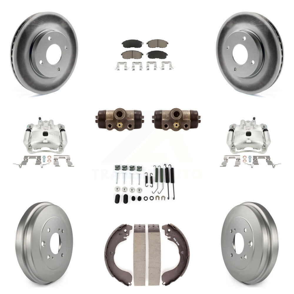 Transit Auto KCG-100355C Disc Brake Kit for 2007-2014 Nissan Versa, Nissan Cube - Front and Rear product image