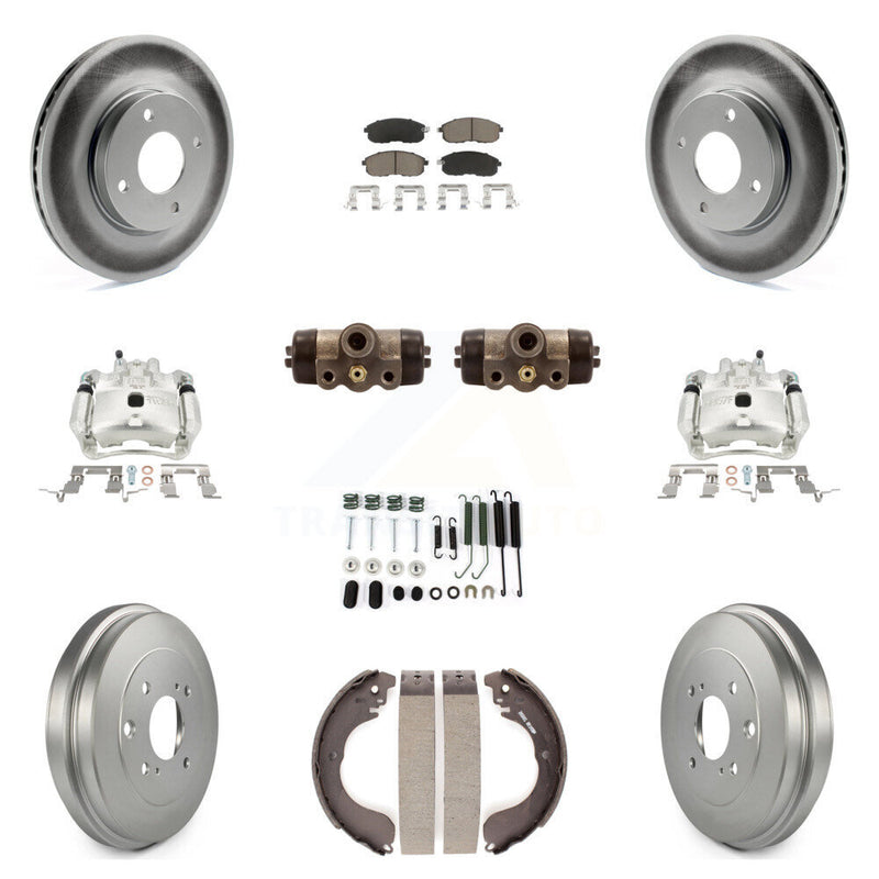 Transit Auto KCG-100355C Disc Brake Kit for 2007-2014 Nissan Versa, Nissan Cube - Front and Rear product image