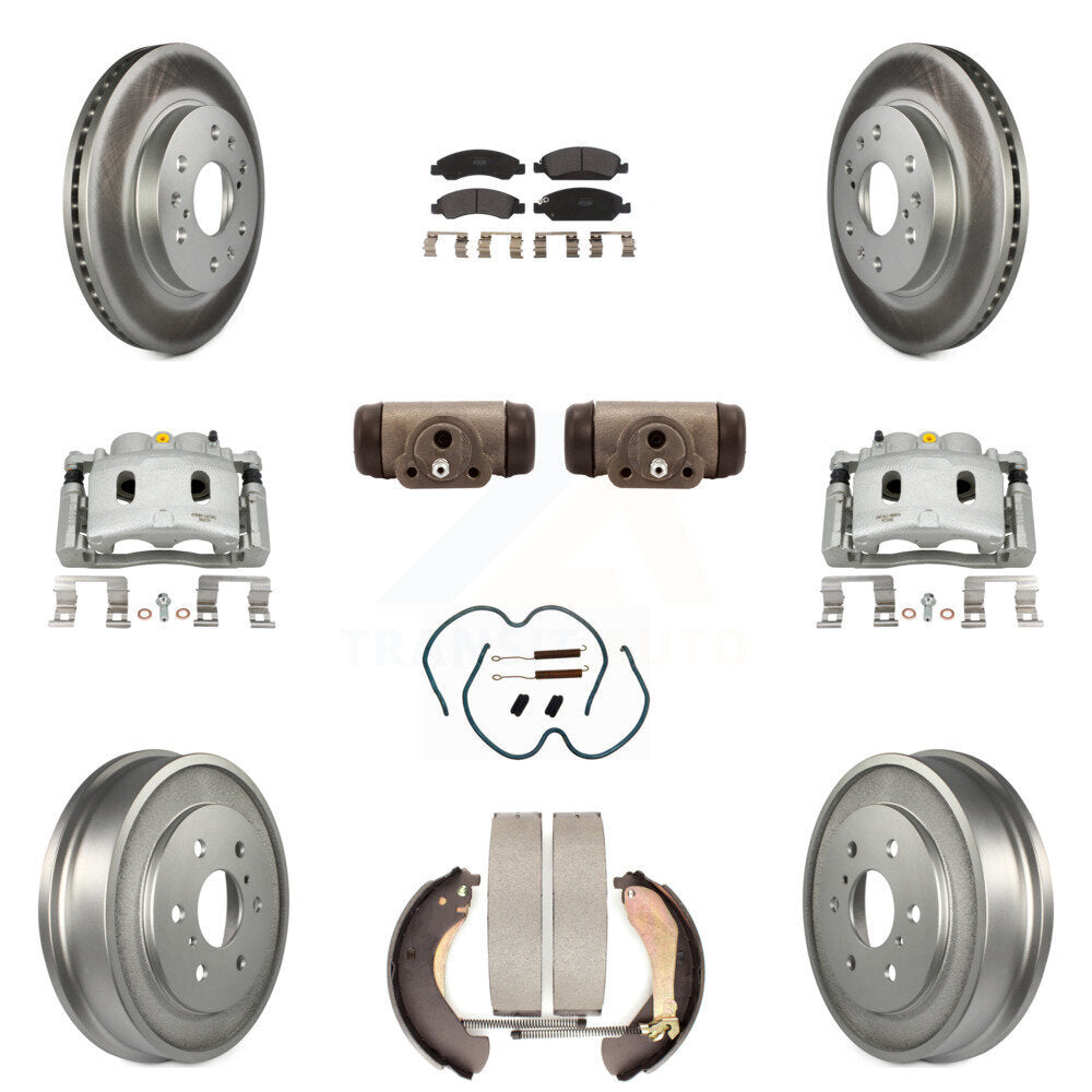 Transit Auto KCG-100355P Disc Brake Kit for 2005-2007 Chevrolet Silverado 1500 Classic, Chevrolet Silverado 1500, GMC Sierra 1500 - Front and Rear product image