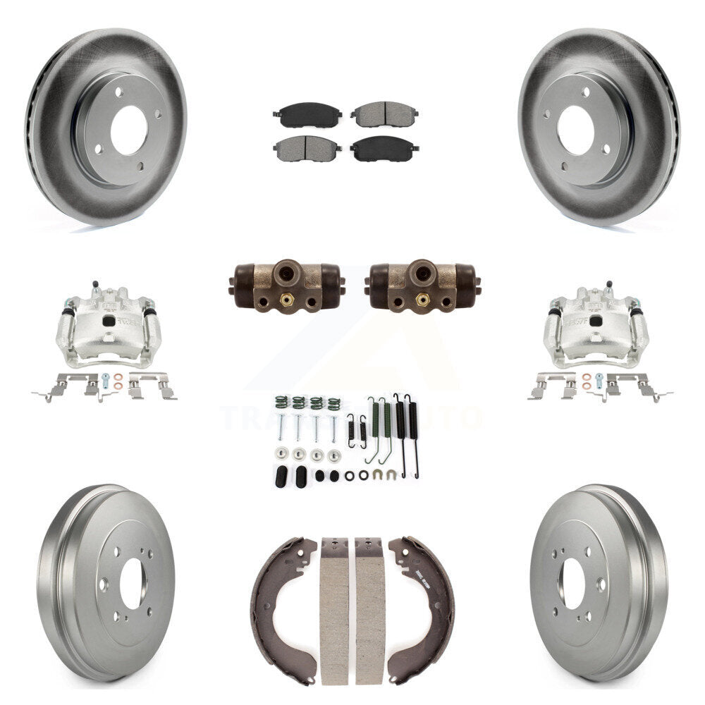 Transit Auto KCG-100355S Disc Brake Kit for 2007-2014 Nissan Versa, Nissan Cube - Front and Rear product image
