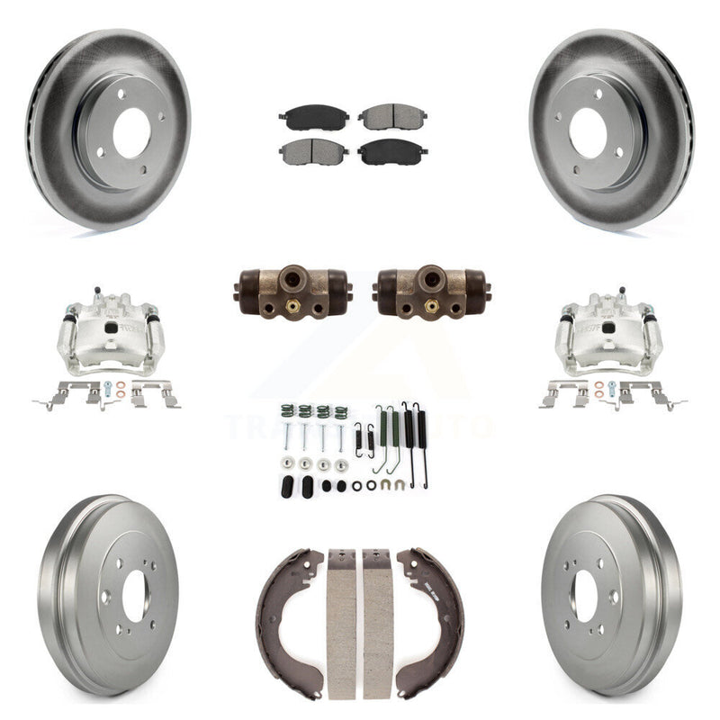 Transit Auto KCG-100355S Disc Brake Kit for 2007-2014 Nissan Versa, Nissan Cube - Front and Rear product image