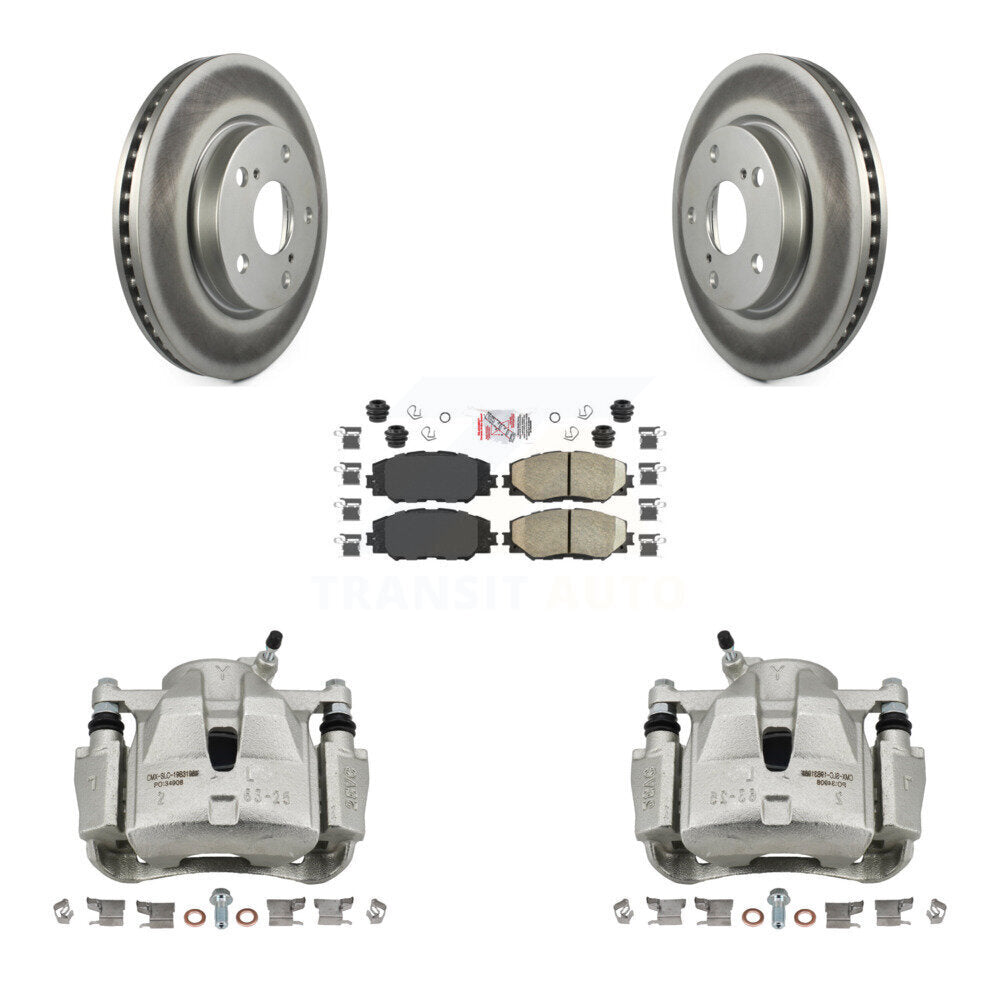 Transit Auto KCG-100356N Disc Brake Kit for 2008-2018 Toyota RAV4, Toyota Prius V, Lexus HS250h & more - Front product image