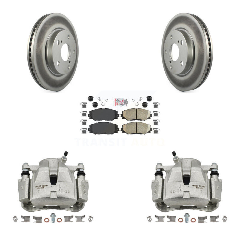 Transit Auto KCG-100356N Disc Brake Kit for 2008-2018 Toyota RAV4, Toyota Prius V, Lexus HS250h & more - Front product image