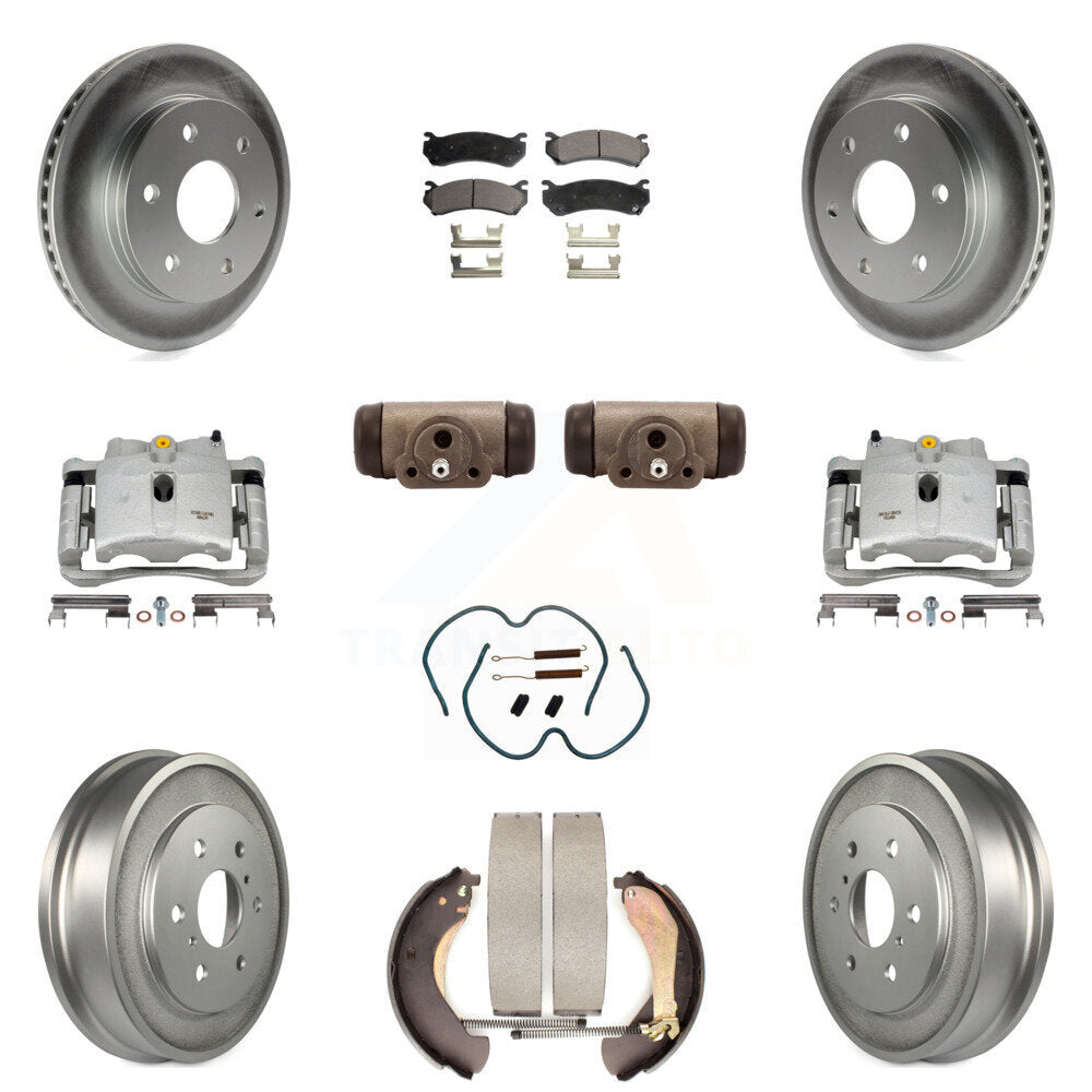 Transit Auto KCG-100356P Disc Brake Kit for 2005-2007 Chevrolet Silverado 1500 Classic, Chevrolet Silverado 1500, GMC Sierra 1500 - Front and Rear product image