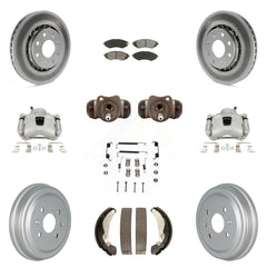 Transit Auto KCG-100356S Disc Brake Kit for 2004-2015 Chevrolet Spark, Pontiac G3, Pontiac G3 Wave & more - Front and Rear product image