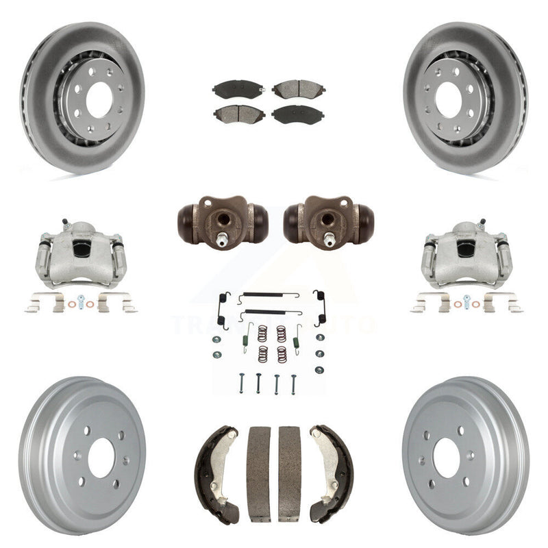 Transit Auto KCG-100356S Disc Brake Kit for 2004-2015 Chevrolet Spark, Pontiac G3, Pontiac G3 Wave & more - Front and Rear product image
