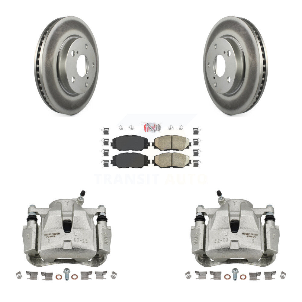 Transit Auto KCG-100357N Disc Brake Kit for 2008-2018 Toyota RAV4, Toyota Prius V, Lexus HS250h & more - Front product image