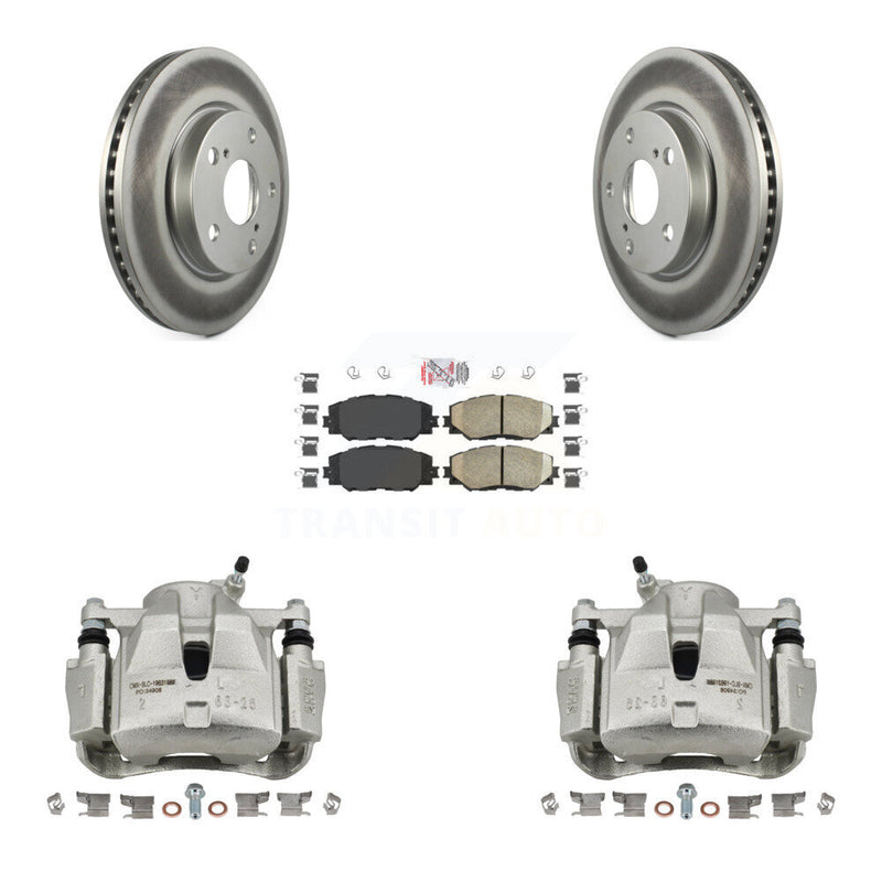 Transit Auto KCG-100357N Disc Brake Kit for 2008-2018 Toyota RAV4, Toyota Prius V, Lexus HS250h & more - Front product image