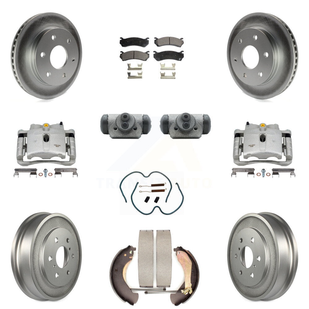 Transit Auto KCG-100358P Disc Brake Kit for 2005-2007 Chevrolet Silverado 1500 Classic, Chevrolet Silverado 1500, GMC Sierra 1500 - Front and Rear product image