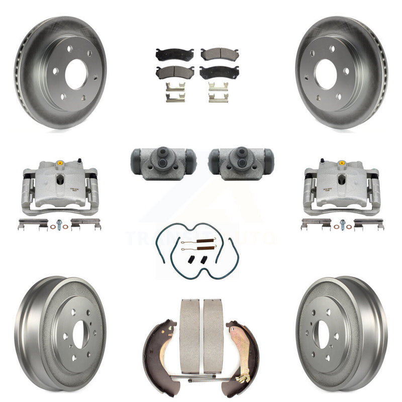 Transit Auto KCG-100358P Disc Brake Kit for 2005-2007 Chevrolet Silverado 1500 Classic, Chevrolet Silverado 1500, GMC Sierra 1500 - Front and Rear product image