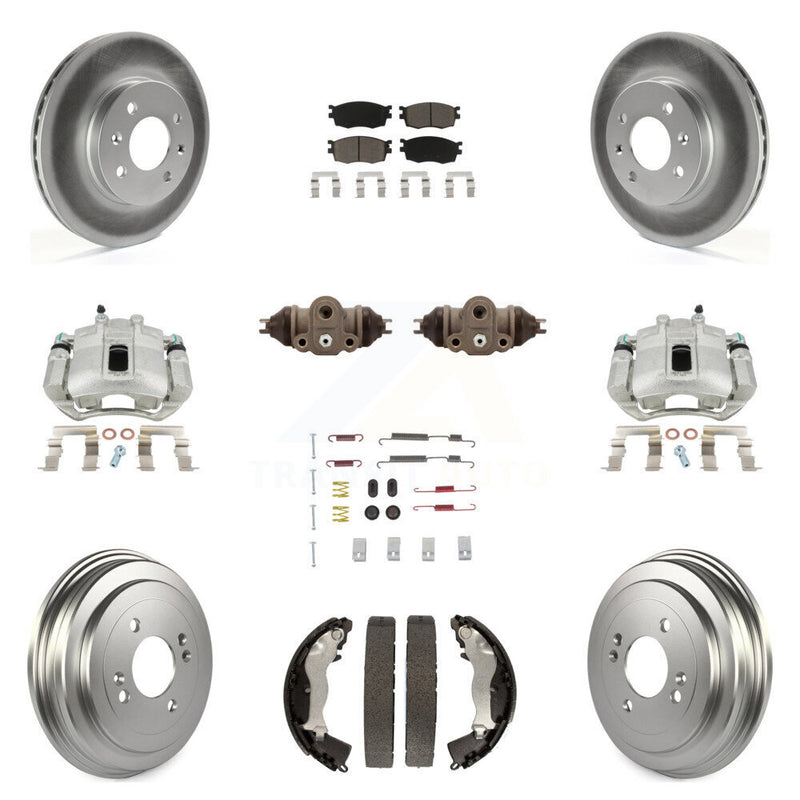 Transit Auto KCG-100360C Disc Brake Kit for 2006-2011 Hyundai Accent, Kia Rio, Kia Rio5 - Front and Rear product image