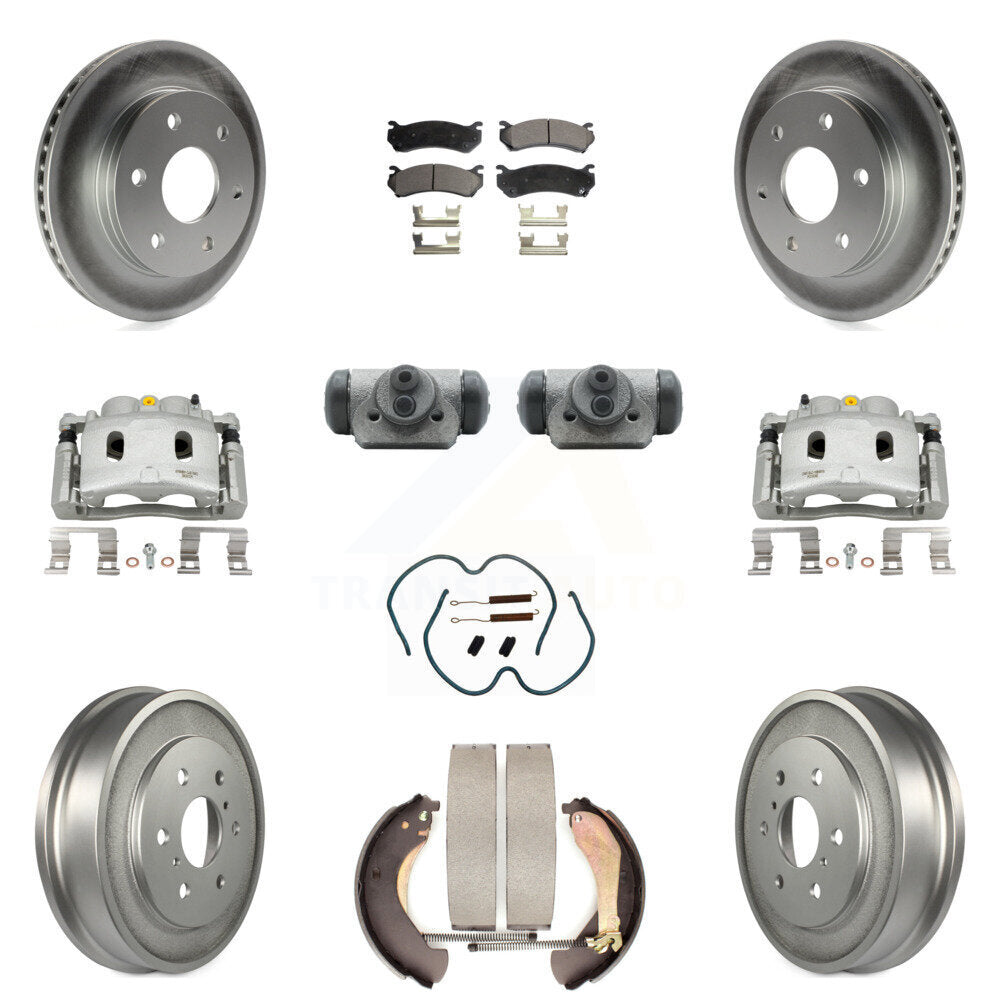 Transit Auto KCG-100360P Disc Brake Kit for 2007 Chevrolet Silverado 1500 - Front and Rear product image