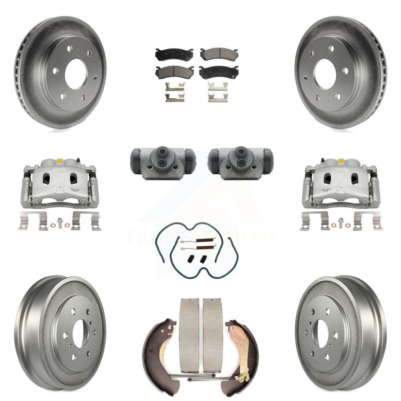 Transit Auto KCG-100360P Disc Brake Kit for 2007 Chevrolet Silverado 1500 - Front and Rear product image