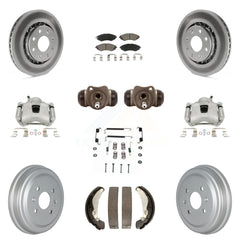 Transit Auto KCG-100361C Disc Brake Kit for 2004-2015 Chevrolet Spark, Pontiac G3, Pontiac G3 Wave & more - Front and Rear product image