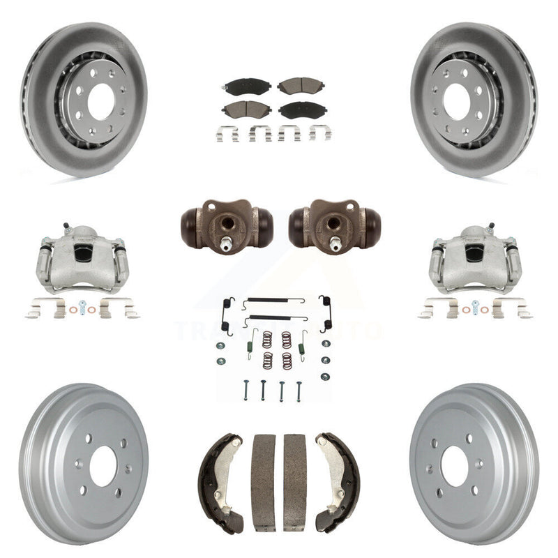 Transit Auto KCG-100361C Disc Brake Kit for 2004-2015 Chevrolet Spark, Pontiac G3, Pontiac G3 Wave & more - Front and Rear product image