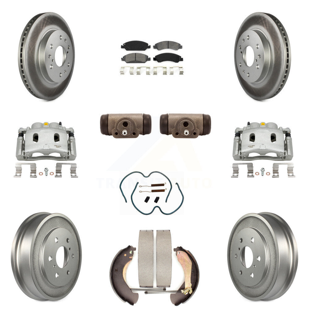 Transit Auto KCG-100361S Disc Brake Kit for 2005-2007 Chevrolet Silverado 1500 Classic, Chevrolet Silverado 1500, GMC Sierra 1500 - Front and Rear product image