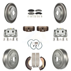 Transit Auto KCG-100361S Disc Brake Kit for 2005-2007 Chevrolet Silverado 1500 Classic, Chevrolet Silverado 1500, GMC Sierra 1500 - Front and Rear product image