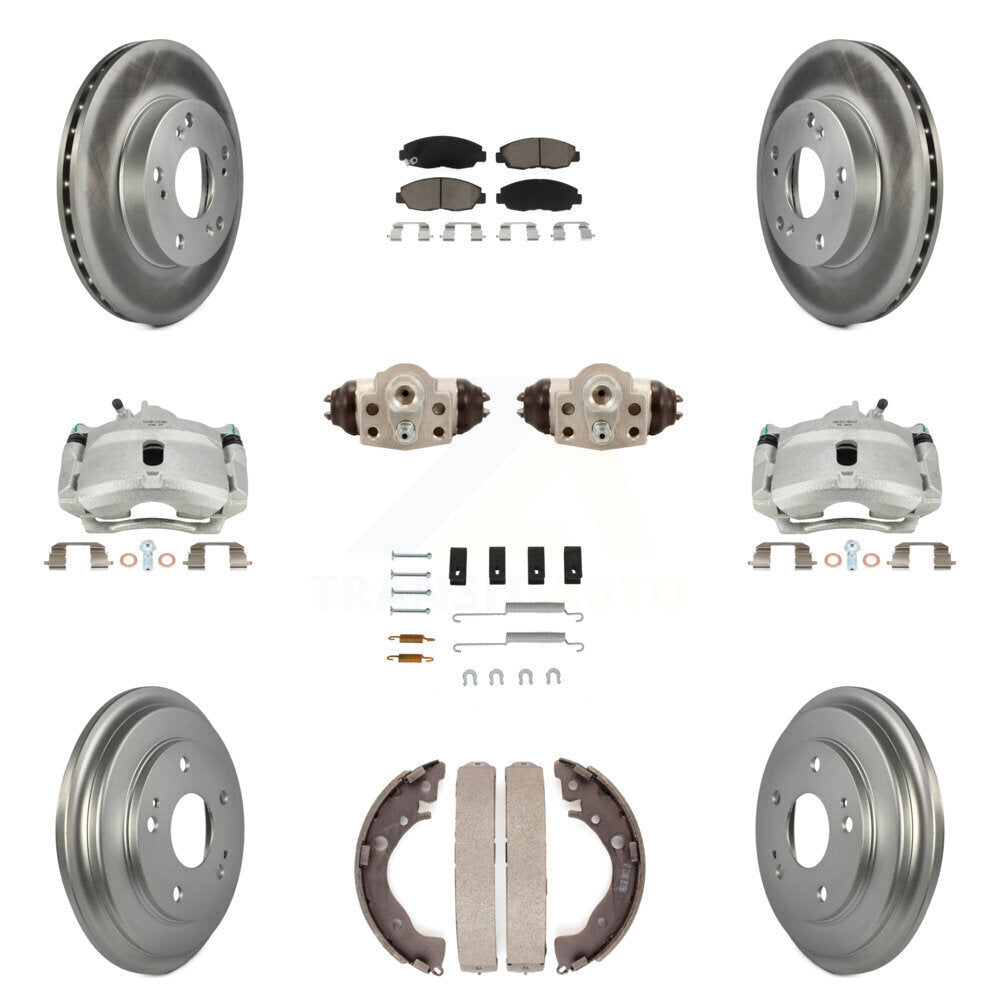 Transit Auto KCG-100362C Disc Brake Kit for 2006-2011 Honda Civic - Front and Rear product image