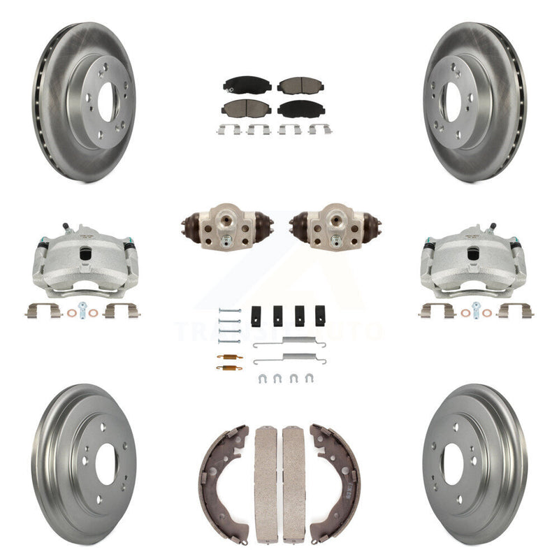 Transit Auto KCG-100362C Disc Brake Kit for 2006-2011 Honda Civic - Front and Rear product image