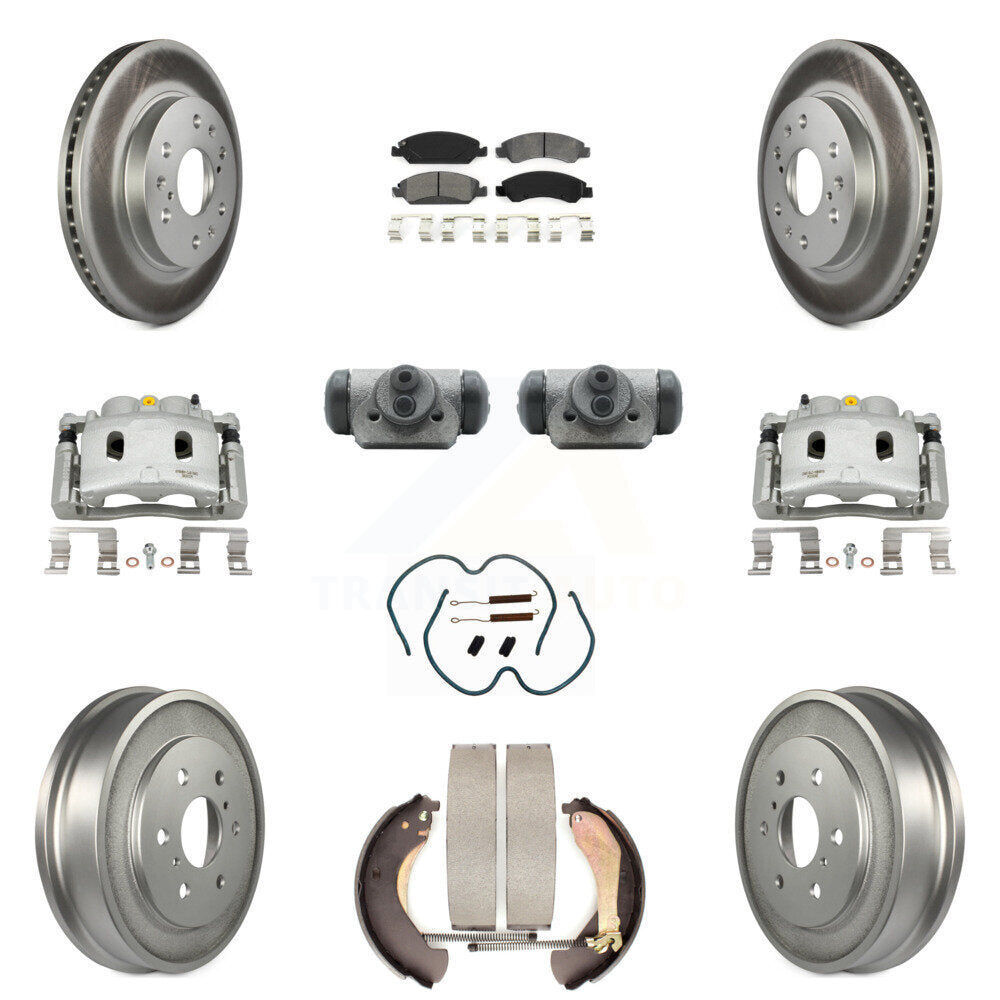 Transit Auto KCG-100362S Disc Brake Kit for 2005-2007 Chevrolet Silverado 1500, Chevrolet Silverado 1500 Classic, GMC Sierra 1500 - Front and Rear product image