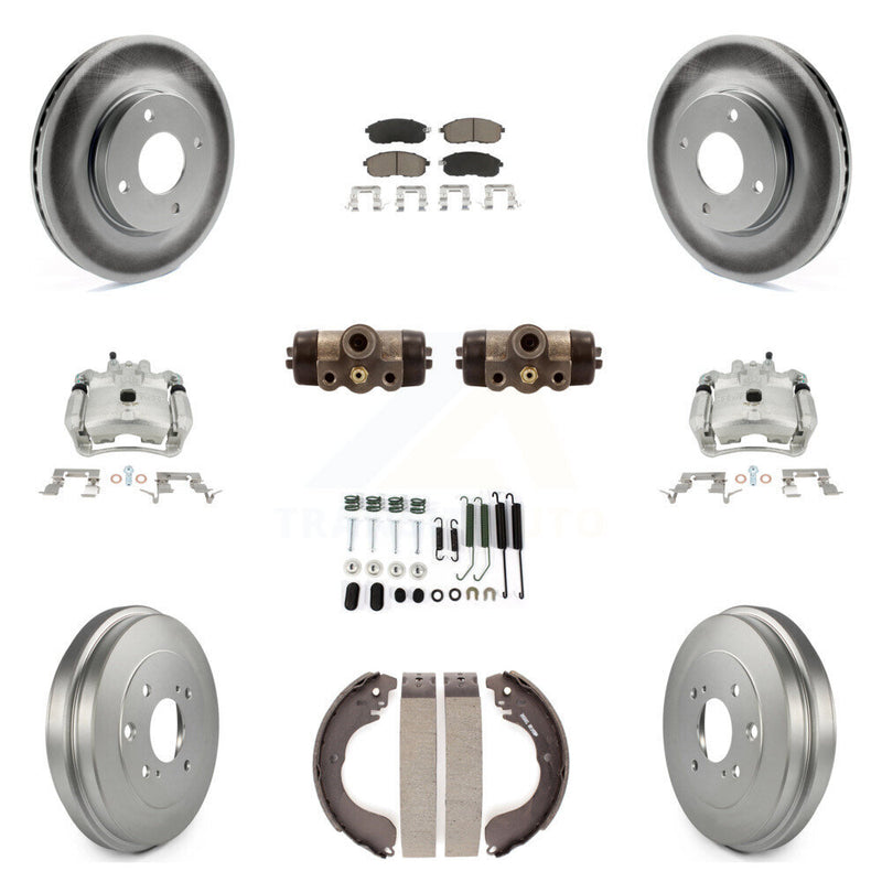Transit Auto KCG-100363C Disc Brake Kit for 2007-2012 Nissan Sentra - Front and Rear product image