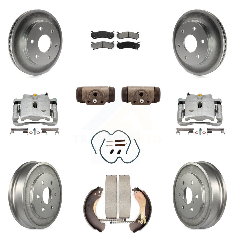 Transit Auto KCG-100363S Disc Brake Kit for 2005-2007 Chevrolet Silverado 1500 Classic, Chevrolet Silverado 1500, GMC Sierra 1500 - Front and Rear product image