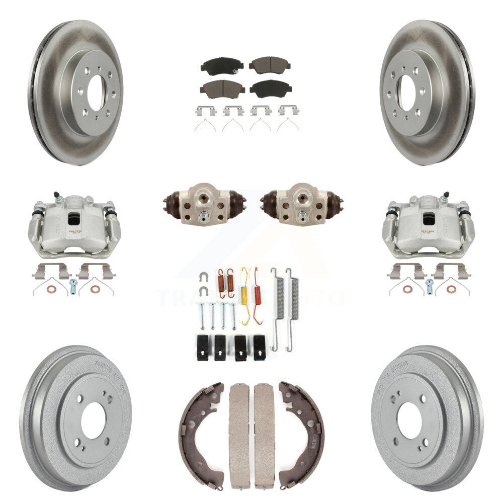 Transit Auto KCG-100364C Disc Brake Kit for 2009-2013 Honda Fit - Front and Rear product image