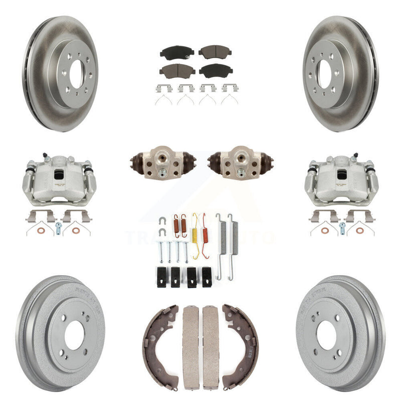 Transit Auto KCG-100364C Disc Brake Kit for 2009-2013 Honda Fit - Front and Rear product image