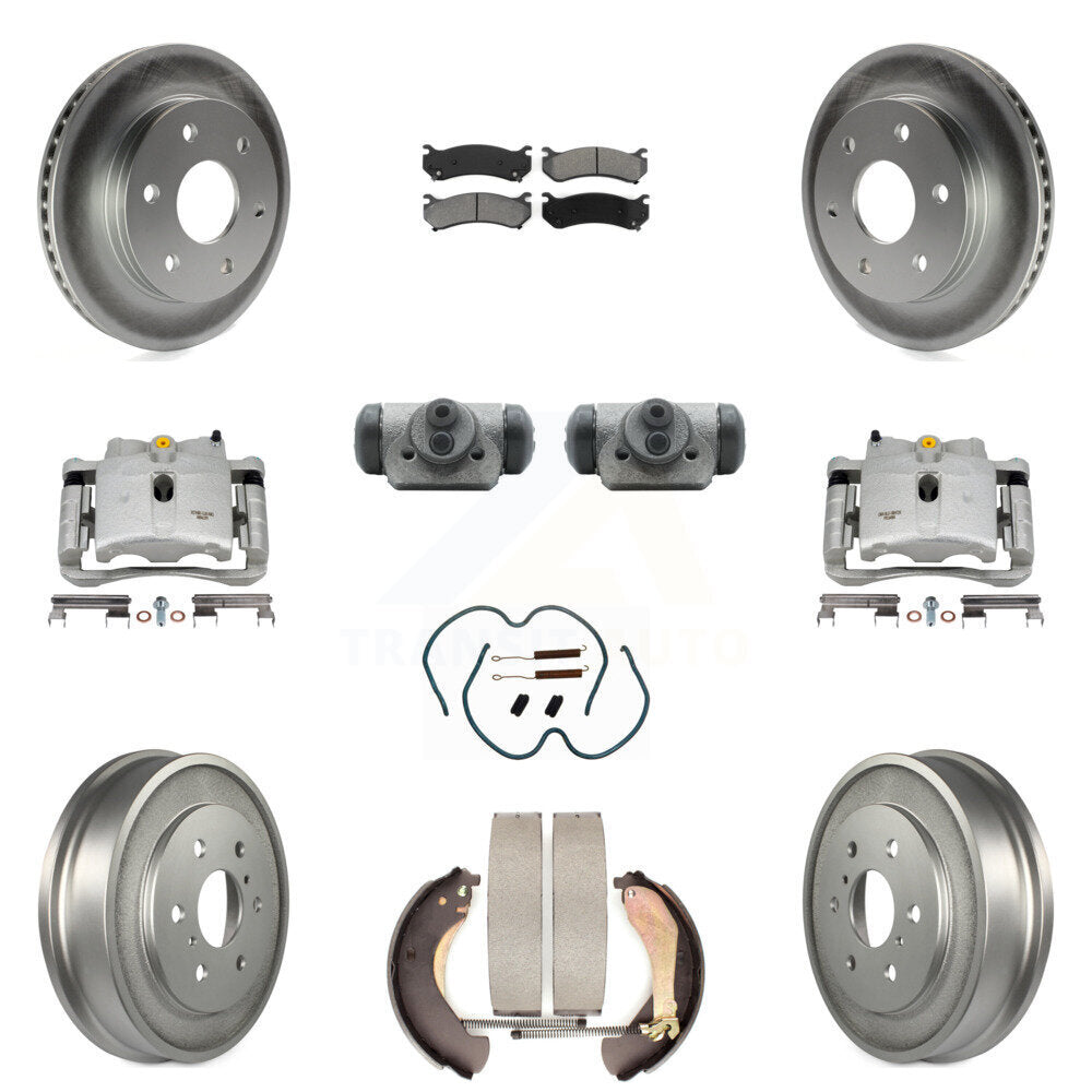 Transit Auto KCG-100364S Disc Brake Kit for 2005-2007 Chevrolet Silverado 1500 Classic, Chevrolet Silverado 1500, GMC Sierra 1500 - Front and Rear product image