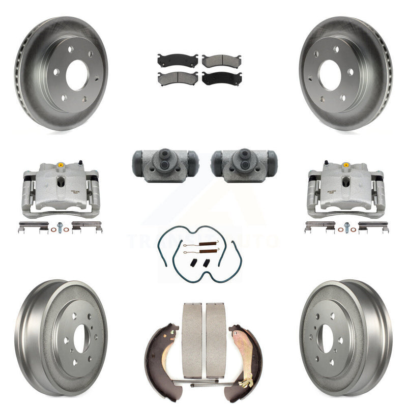 Transit Auto KCG-100364S Disc Brake Kit for 2005-2007 Chevrolet Silverado 1500 Classic, Chevrolet Silverado 1500, GMC Sierra 1500 - Front and Rear product image