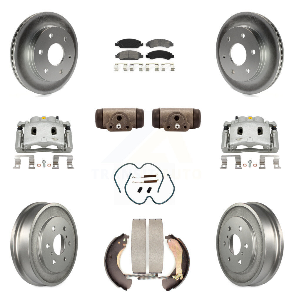 Transit Auto KCG-100367S Disc Brake Kit for 2007 GMC Sierra 1500 - Front and Rear product image