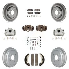 Transit Auto KCG-100367T Disc Brake Kit for 2004-2015 Chevrolet Spark, Pontiac G3, Pontiac G3 Wave & more - Front and Rear product image