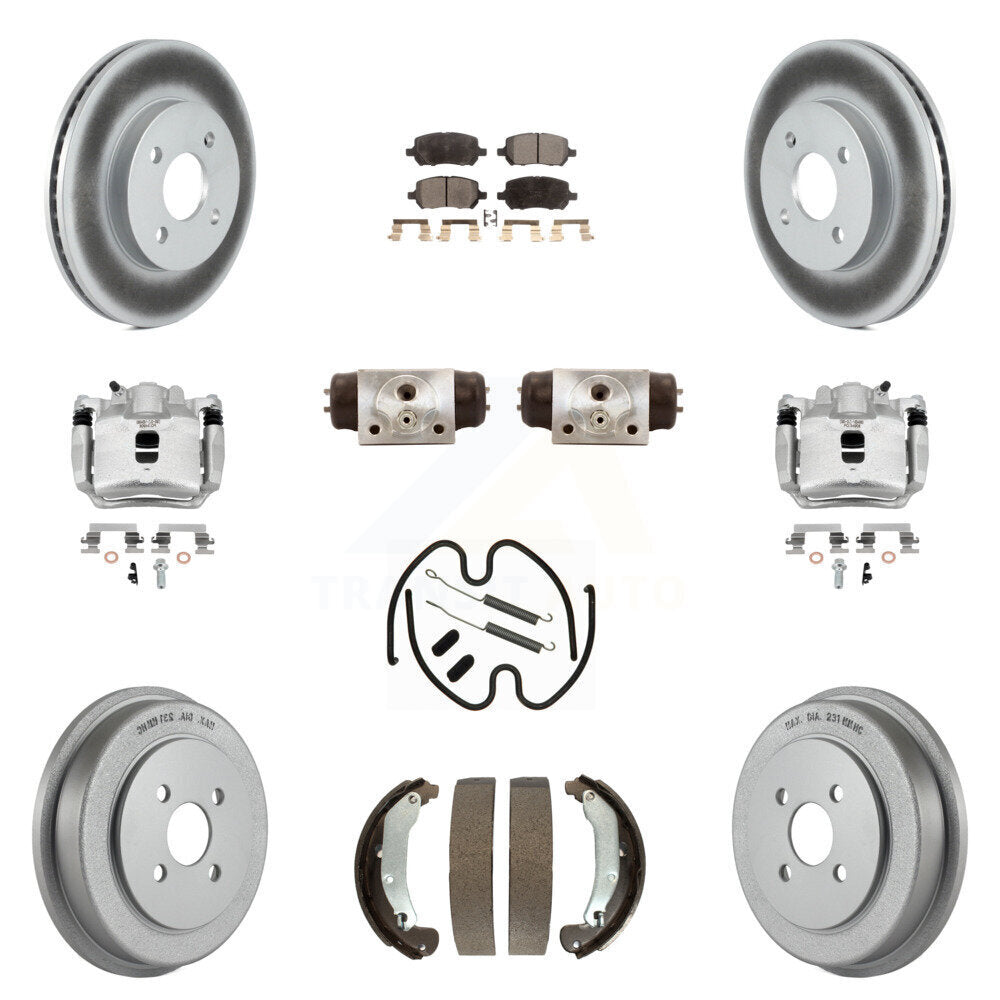 Transit Auto KCG-100369T Disc Brake Kit for 2003 Saturn Ion - Front and Rear product image
