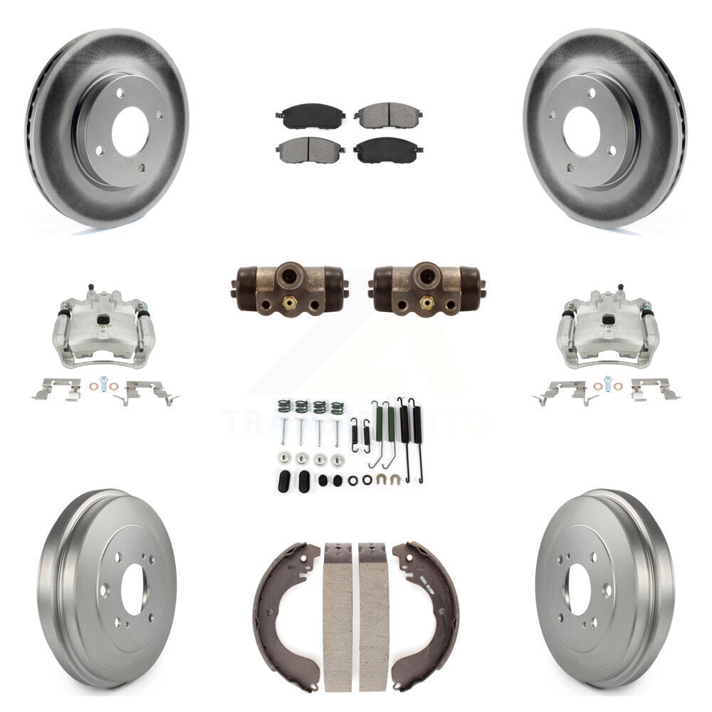 Transit Auto KCG-100370S Disc Brake Kit for 2007-2012 Nissan Sentra - Front and Rear product image