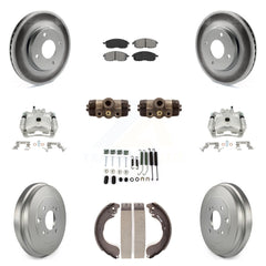 Transit Auto KCG-100370S Disc Brake Kit for 2007-2012 Nissan Sentra - Front and Rear product image