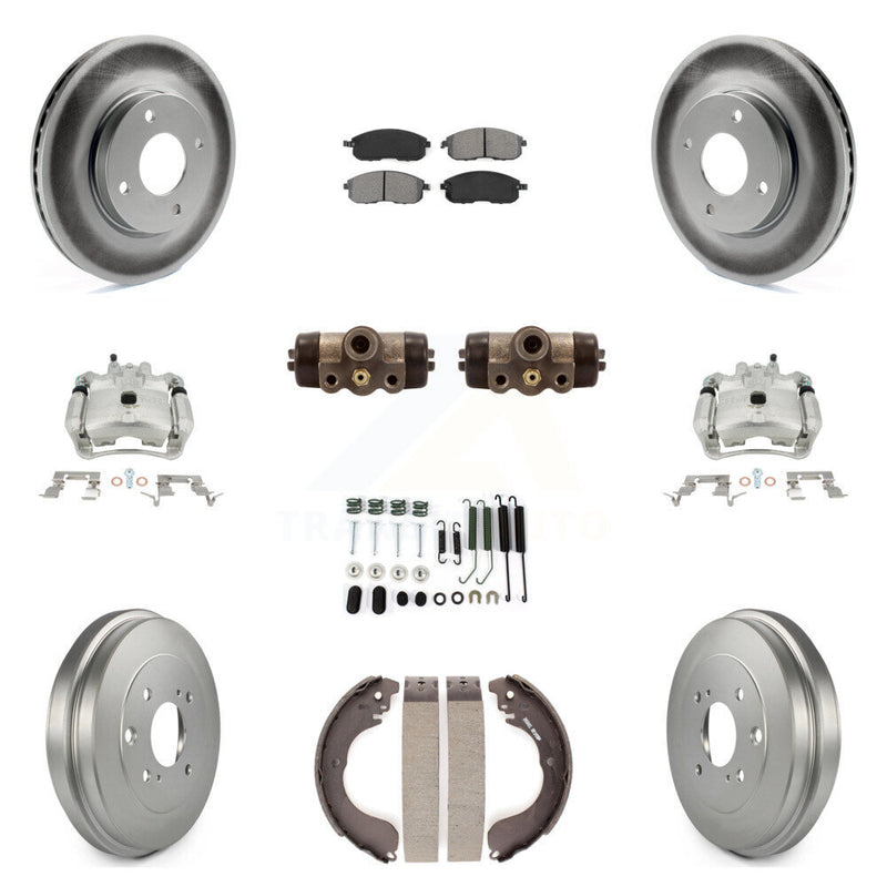 Transit Auto KCG-100370S Disc Brake Kit for 2007-2012 Nissan Sentra - Front and Rear product image
