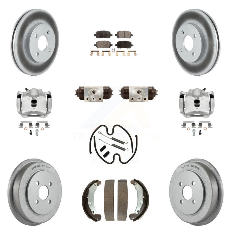 Transit Auto KCG-100370T Disc Brake Kit for 2003-2007 Chevrolet Cobalt, Pontiac Pursuit, Saturn Ion - Front and Rear product image