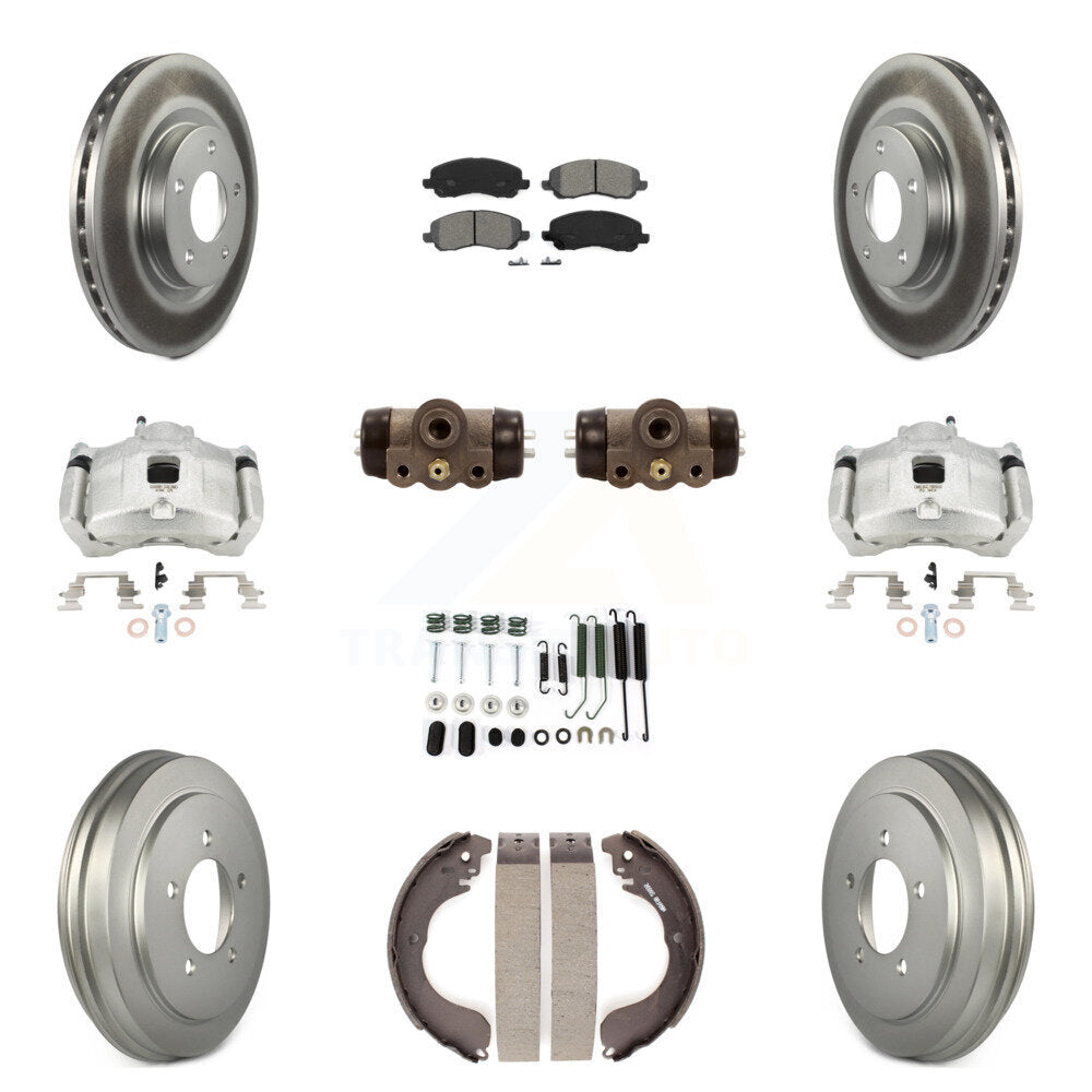 Transit Auto KCG-100371S Disc Brake Kit for 2007-2017 Dodge Caliber, Dodge Avenger, Jeep Compass & more - Front and Rear product image