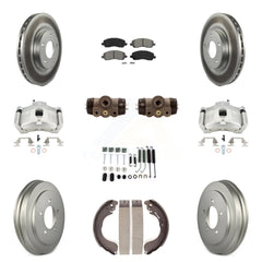 Transit Auto KCG-100371S Disc Brake Kit for 2007-2017 Dodge Caliber, Dodge Avenger, Jeep Compass & more - Front and Rear product image