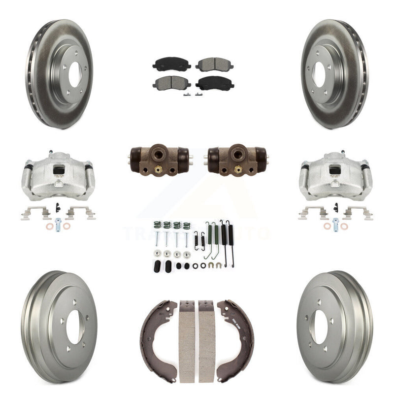 Transit Auto KCG-100371S Disc Brake Kit for 2007-2017 Dodge Caliber, Dodge Avenger, Jeep Compass & more - Front and Rear product image