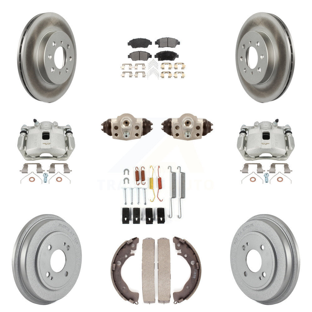 Transit Auto KCG-100372P Disc Brake Kit for 2009-2013 Honda Fit - Front and Rear product image