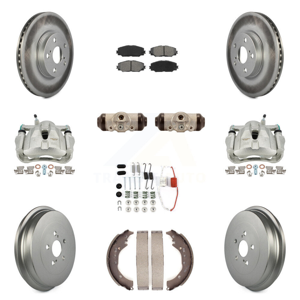 Transit Auto KCG-100373S Disc Brake Kit for 2009-2013 Toyota Corolla - Front and Rear product image