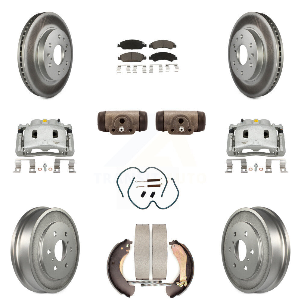 Transit Auto KCG-100374C Disc Brake Kit for 2005-2007 Chevrolet Silverado 1500 Classic, Chevrolet Silverado 1500, GMC Sierra 1500 - Front and Rear product image