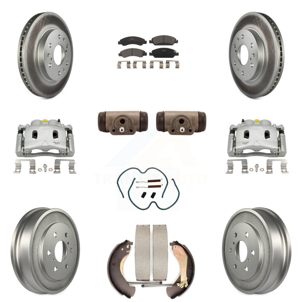 Transit Auto KCG-100374T Disc Brake Kit for 2005-2007 Chevrolet Silverado 1500 Classic, Chevrolet Silverado 1500, GMC Sierra 1500 - Front and Rear product image