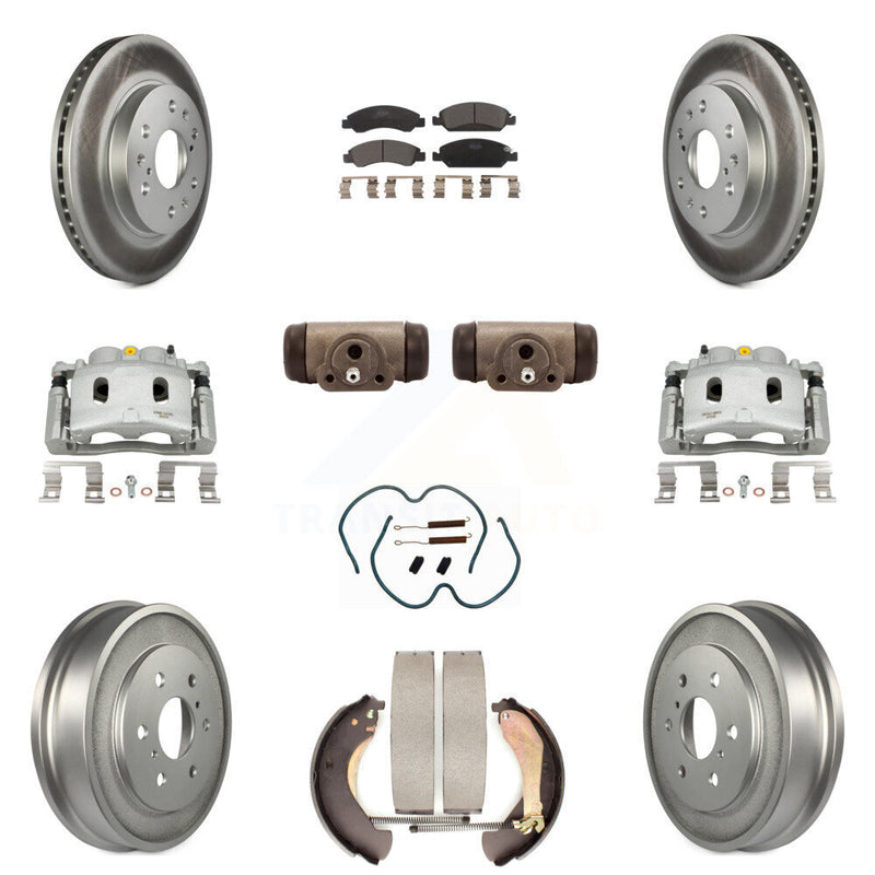 Transit Auto KCG-100374T Disc Brake Kit for 2005-2007 Chevrolet Silverado 1500 Classic, Chevrolet Silverado 1500, GMC Sierra 1500 - Front and Rear product image