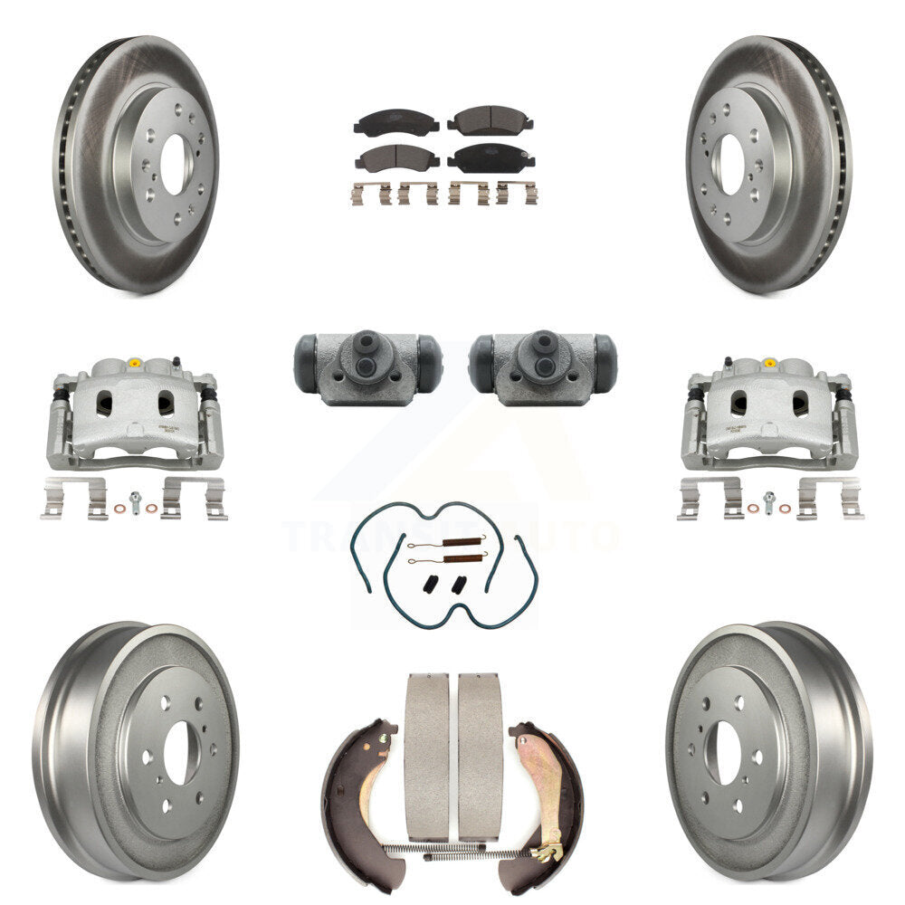 Transit Auto KCG-100375T Disc Brake Kit for 2005-2007 Chevrolet Silverado 1500, Chevrolet Silverado 1500 Classic, GMC Sierra 1500 - Front and Rear product image